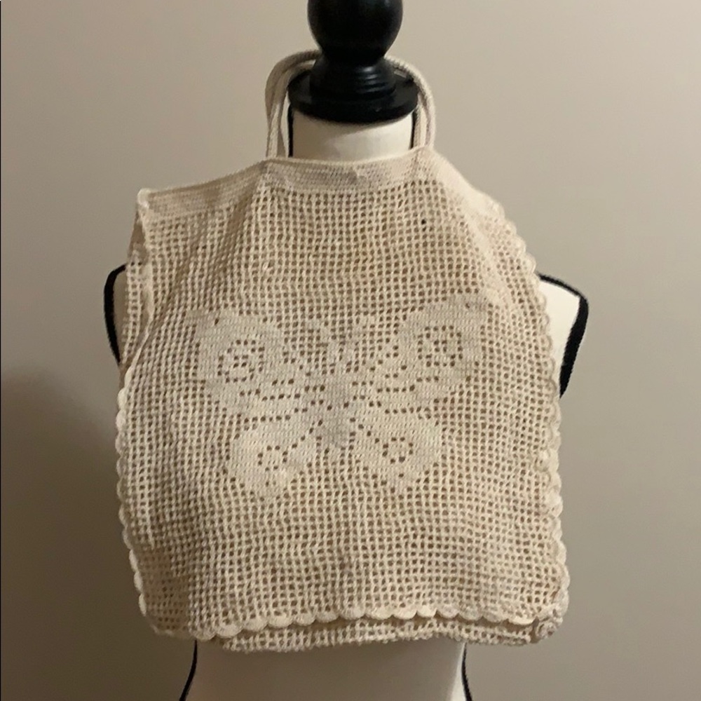 New handmade Crocheted butterfly purse/bible bag